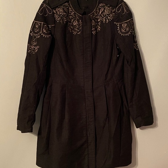 Free People Black Embroidered Jacket - Picture 3 of 8